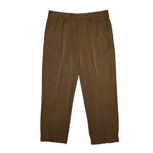 BROOKS BROTHERS $158 Olive Pleated Wool Cuffed Dress‎ Pant Men's 37